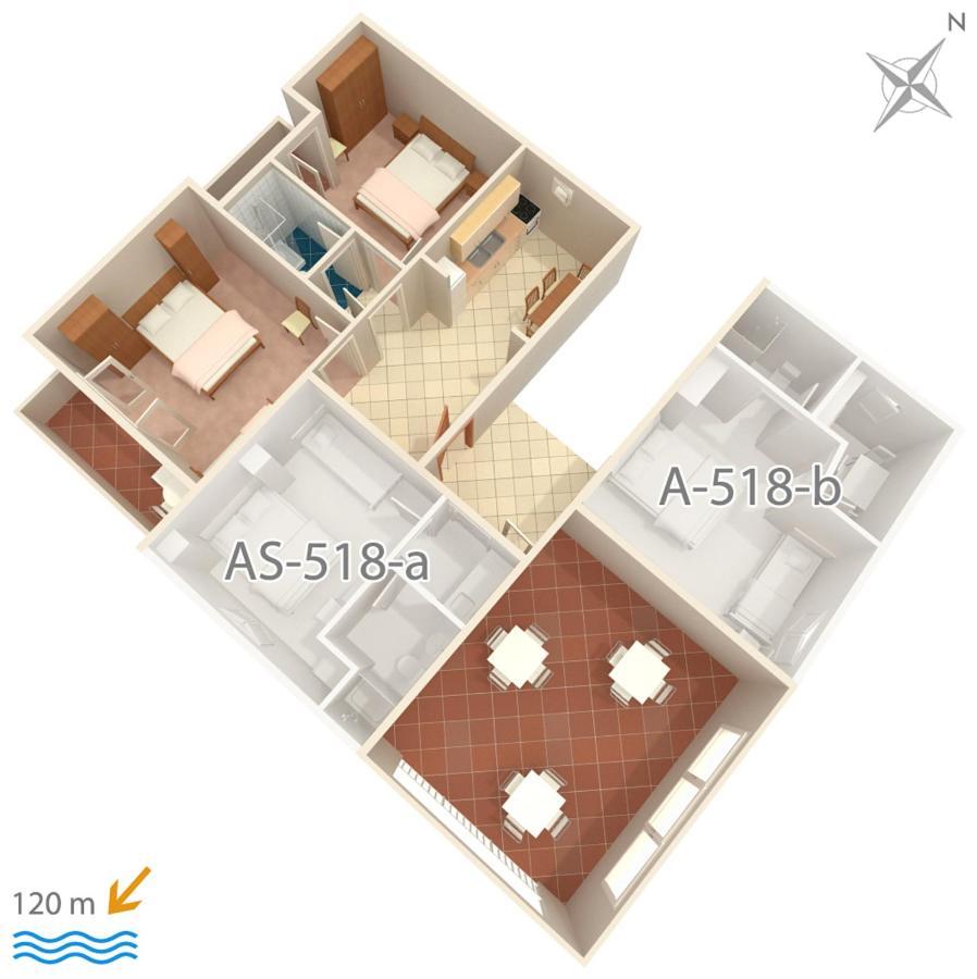 Apartment Podgora 518A Exterior photo